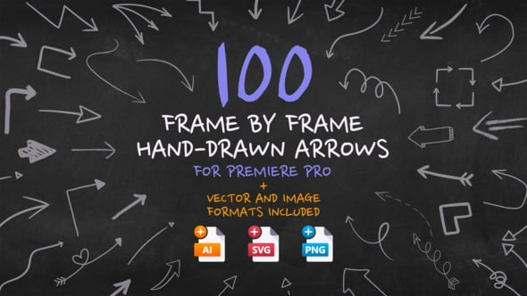 100 Frame By Frame Animated Arrows（121940）-技能树